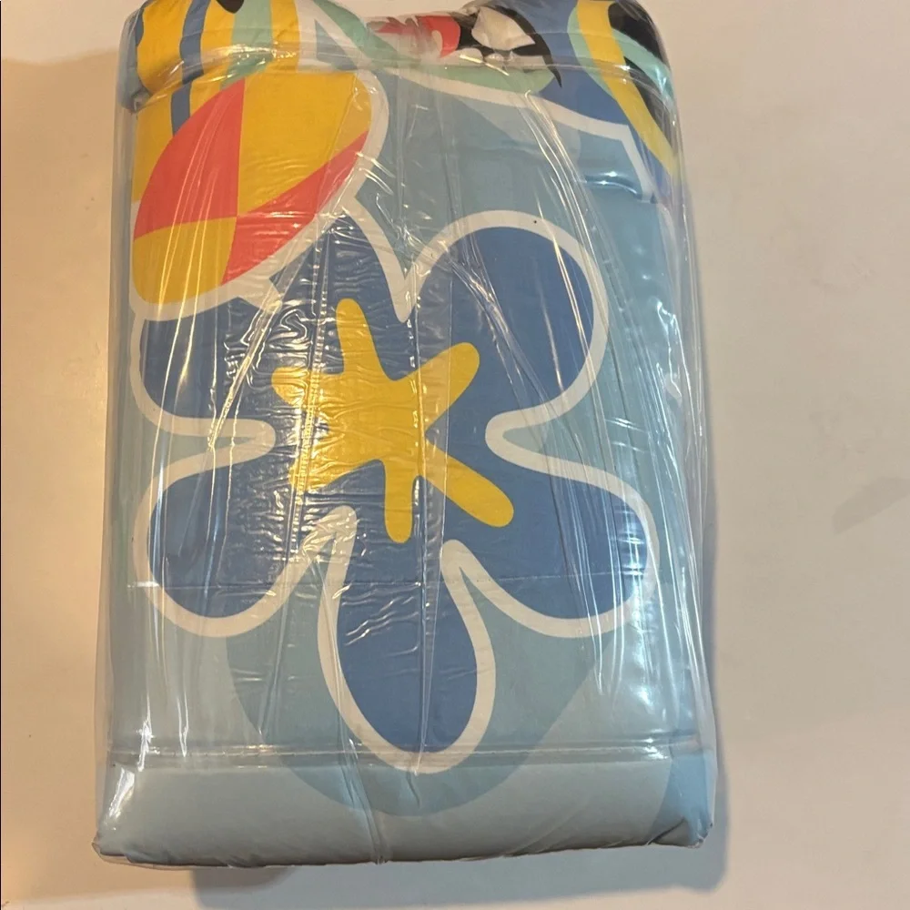Disney Stitch Blue and Purple Twin Bedding Set NWT